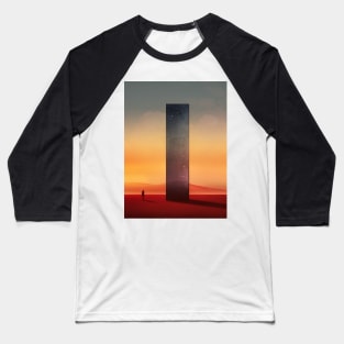 Dreamy Desert abstract lonely landscape Baseball T-Shirt